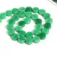 thumbnail image 3 of HOOUN 10mm Natural GemStone Round Coin Shape Loose Beads for Jewelry Making DIY 15''-Flower Greenstone, 3 of 8