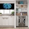 thumbnail image 5 of LALILO Kitchen Curtain Valance Series Sacred Signs Rod Pocket Window Curtain 52"x 18" Set of 2, 5 of 6