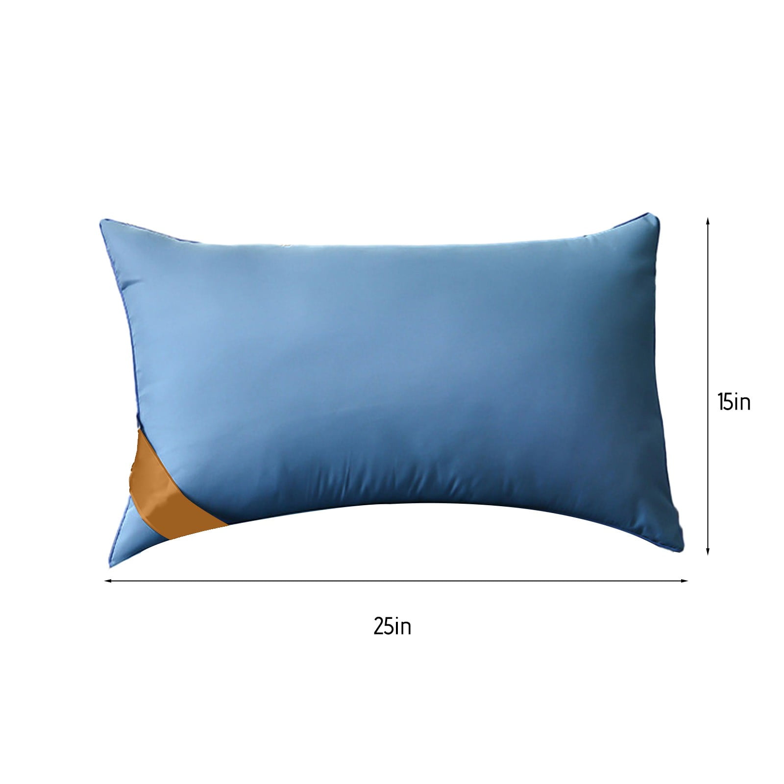 Hvmvliv Hotel Pillows Pillows Core Soft and Supportive Down Bed Pillows Suitable for Back Side and Stomach Sleepers Made of Skin-Friendly Cotton Fabric Blue
