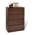 thumbnail image 2 of Avanti 4-Drawer Dresser - Color:Espresso-Color:Black, 2 of 2