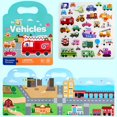 thumbnail image 1 of LEEYNEER Youngsters‘ Waterproof Sticker Activity Book - Reusable  Portable & Multi-Themed Learning Toy for Art and Crafts  Perfect for Winter  New Year, 1 of 6