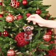 thumbnail image 2 of Adorno colgante navideño en 2D. Adorno colgante acrílico con doble impresión para árbol de Navidad. Interesante decoración para Navidad., 2 of 4