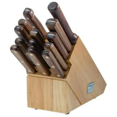 - No.1061089 Chicago Cutlery Walnut Knife Set