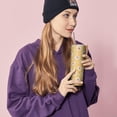 thumbnail image 2 of Daisy Tumbler -Floral Gifts for Women -Daisy Coffee Travel Mug -Skinny Tumbler with Lid and Straw -Daisy Flowers Unique Birthday Gifts for Women Friends Female 20oz, 2 of 7