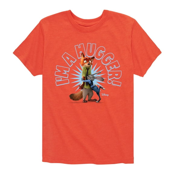 Disney Zootopia - I'm A Hugger - Toddler & Youth Short Sleeve Graphic T-Shirt