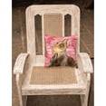thumbnail image 2 of Carolines Treasures BB9796PW1818 Doberman Pinscher Love Fabric Decorative Pillow  18H x18W multicolor, 2 of 2