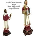 thumbnail image 5 of Urbalabs Saint Joseph Statue Catholic Saints Statues Religious Figurines 13 Inch Blessed Sacred Heart of Jesus Statue Crucified and Crowned Jesus Cristo, 5 of 7