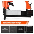 thumbnail image 4 of 2 In1 Air Nail Gun Furniture Brad Nailer Pneumatic Gun Wood Frame Stapler Pneumatic Tool Power Tools With 400pc Staples, 4 of 8