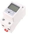 thumbnail image 1 of Medidor de energía monofásico DDM15SD, 50 Hz 5 (80) A máx. Medidor eléctrico modular, 1 fase 2 polos Medidor eléctrico para riel DIN con pantalla LCD, medidor de corriente alterna,, 1 of 5