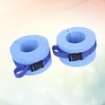 thumbnail image 5 of Hemoton 1 Pair Swim Aquatic Aqua Resistance Exercise Water Aerobics Float Ring Fitness Exercise Set with Quick Release Buckle for Swim (Blue), 5 of 6