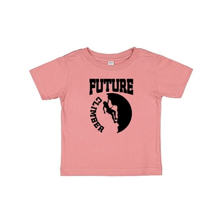 

Inktastic Climbing Future Climber Gift Baby Boy or Baby Girl T-Shirt