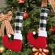 thumbnail image 3 of 2 piezas de pies de elfo navideño, patas rellenas de Papá Noel, patas de Papá Noel para fiesta en casa, 3 of 9