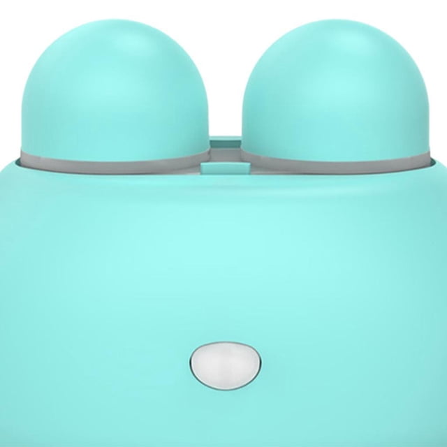 maskred Cute Contact Lens Container Battery AAA Lens Washer Blue 85x60x65mm 1Set