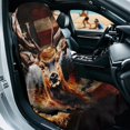 thumbnail image 3 of XYZCANDO American Flag Deer Non-Slip Car Seat Towel Covers, Sweatproof Machine Washable Keep Seats Clean Versatile Car Seat Towel for Trucks SUVs Sedans, 3 of 11