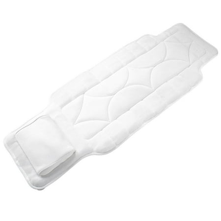 Ejoyous Full Body Spa Bath Pillow Mat With 10 Suction Cups Bathtub