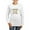 White, variant on - Trombones Kick Brass Long Sleeve T Shirt - Women's Long Sleeve Graphic Casual T-Shirt