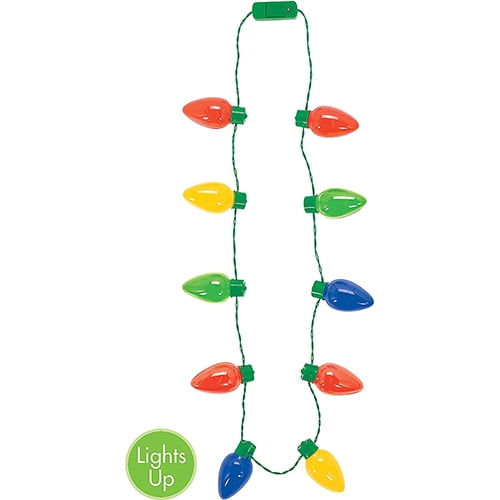 Christmas Bulb Necklace - Walmart 