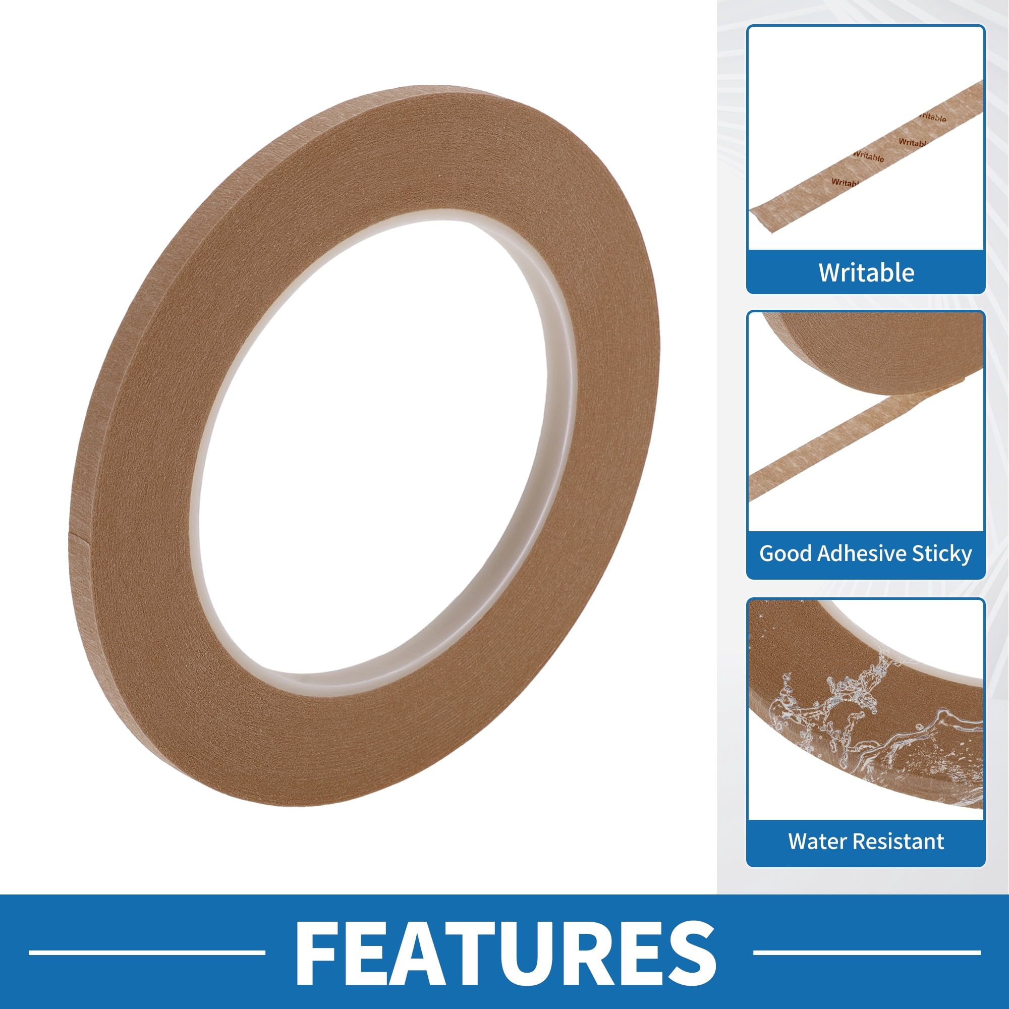 Unique Bargains Painters Tape Easy Removal for Various Surfaces Brown