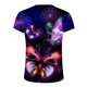 thumbnail image 5 of Moda mujer cuello redondo impresión camisa camisetas manga corta verano camiseta Tops blusa Pompotops hkajfhjk462944, 5 of 5