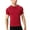 Red, variant on Active Men's Short Sleeve Compression Shirt with Stretch Fit and Moisture-Wicking Fabric - Large, Red