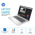 thumbnail image 3 of New HP 17t-cn200 17.3" HD High Performance Laptop(Intel Core i7-1355U , 64GB RAM, 1TB SSD, Intel Iris Xe, Bluetooth, Windows 11 Home) with Touchscreen,Silver, 3 of 6
