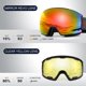 thumbnail image 3 of Gafas de esquí Odoland con lente desmontable y protección UV400, 3 of 6