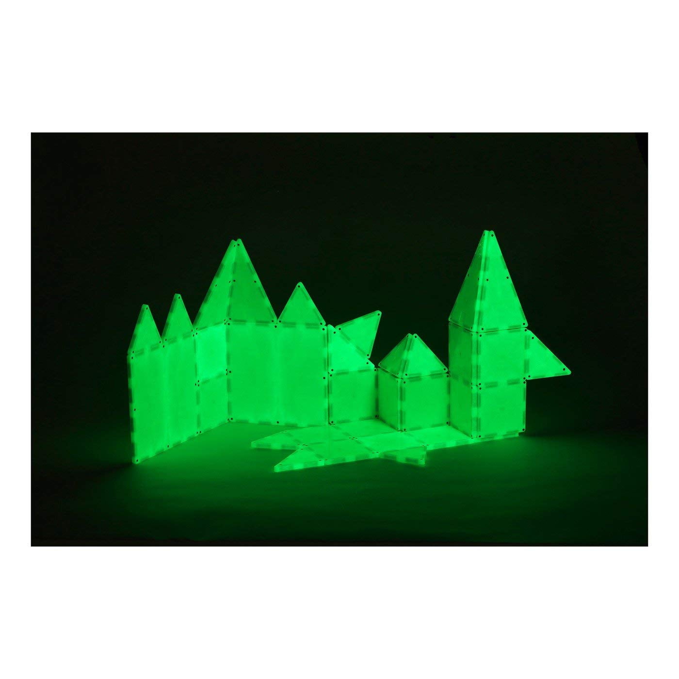 glow in the dark magnetic tiles