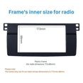thumbnail image 5 of For 3-Series E46 1998-2005 2Din Audio Panel Modification Panel DVD Navigation Panel Frame Car Fasci, 5 of 5