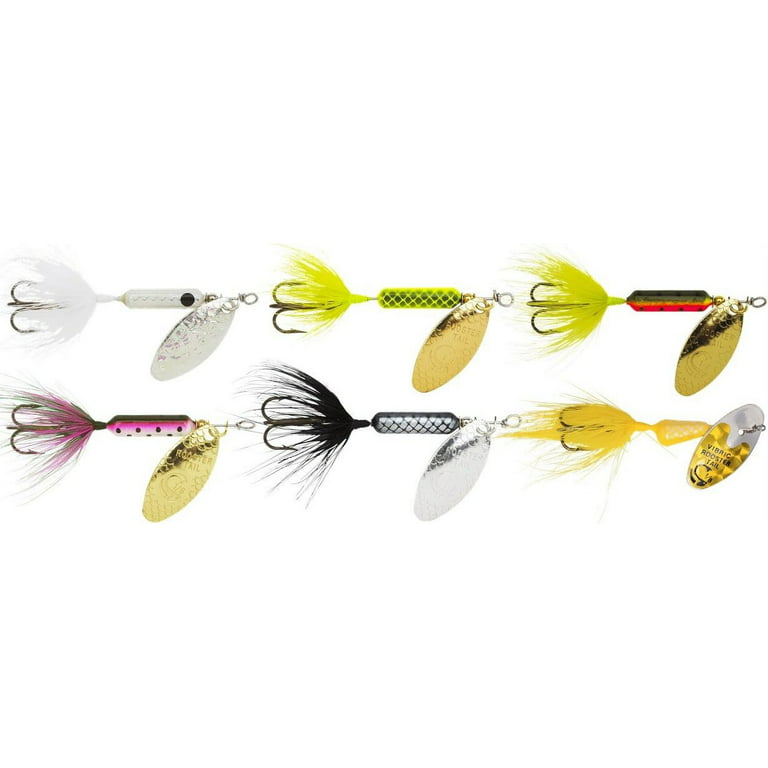 Yakima Bait Worden's Rooster Tail Panfish, Inline Spinnerbait Fishing Lure,  Assorted Colors, 1/6 oz.