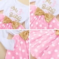 thumbnail image 6 of FYMNSI Toddler Kids Baby Girl It's My 3rd Third Birthday Dress Cake Smash Outfit Long Sleeve Princess Polka Dots Tulle Bowknot Dress Three Years Old Party Clothes Photo Props 3 Years Pink, 6 of 7