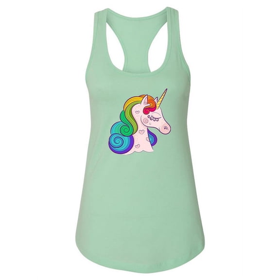 Unicorn Side Profile Tank Women -Image by Shutterstock, Female x-Small
