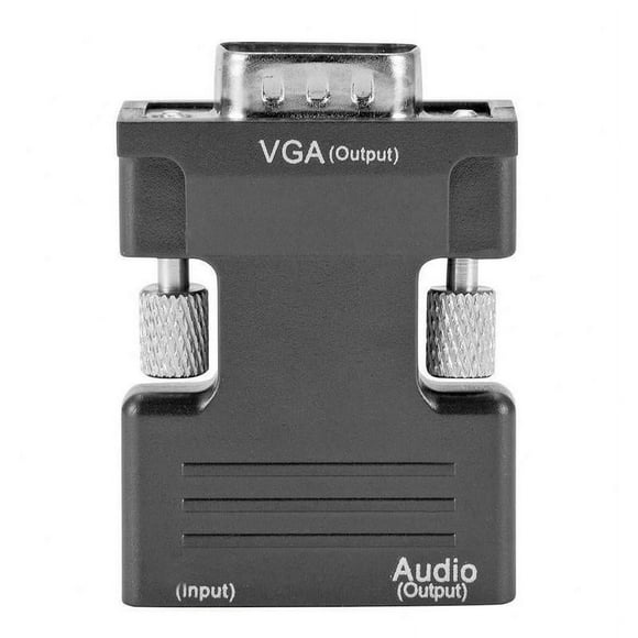 HDMI Female to VGA Male Converter For HDTV PC Laptop Hot D2 G2E3