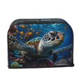 thumbnail image 2 of Daiia Ocean Coral Turtle Pattern 2 slice Toaster Cover, Toaster Appliance Dust-proof Cover For Kitchen Small Appliance Dust Cover and Fingerprint Protection, 2 of 7