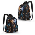 thumbnail image 2 of Whosucclay Neon Lightning Bolt Pattern School Bookbag for Boys Girls, Multi-pocket Classification Backpack Middle School Kindergarten with Spacious Multi-Pockets, 2 of 8