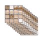thumbnail image 2 of 10 unidades/juego de pegatinas de azulejos de mosaico para paredcalcomanía autoadhesiva impermeable (MSC050) Ndcxsfigh Nuevos Originales, 2 of 6