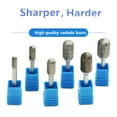 thumbnail image 4 of BE-TOOL C Style Cylindrical Radius End Shape Tungsten Carbide Burr for Rotary Die Grinder 6mm-16mm Choice, 4 of 8