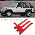 thumbnail image 3 of Auto Car Fire Extinguisher Fixing Holder Belt Adjustable Strap Fits for Jeep Wrangler TJ YJ JK CJRed, 3 of 4