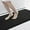 Black, variant on Buganda Memory Foam Bathroom Rugs, Absorbent Non-Slip Bath Mat for Bathroom, Soft Washable Bath Rug, 16"×24", Black