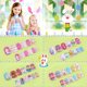 thumbnail image 2 of 4 juegos de uñas postizas de Pascua para niños, uñas postizas cortas de cubierta completa, uñas adhesivas para niños, 2 of 5