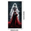 thumbnail image 2 of HOZVOMI Halloween Door Cover Decoration Festive Tapestry for Halloween Party and Seasonal Celebrations Perfect for Indoor and Outdoor Use, 2 of 7