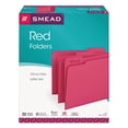 thumbnail image 3 of Smead Standard File Folders, 100 Count, Red, 1/3-Cut Tabs, Letter Size (12743), 3 of 5