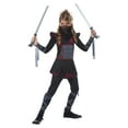 thumbnail image 3 of Girls Black Ninja Costume X-Large, 3 of 4