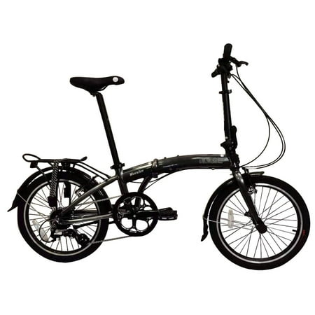 Wonder SOLOROCK 20 8 Speed Aluminum Folding Bike Disc Brake Gray Walmart