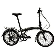 Wonder - SOLOROCK 20" 8 Speed Aluminum Folding Bike， V-Brake - Gray