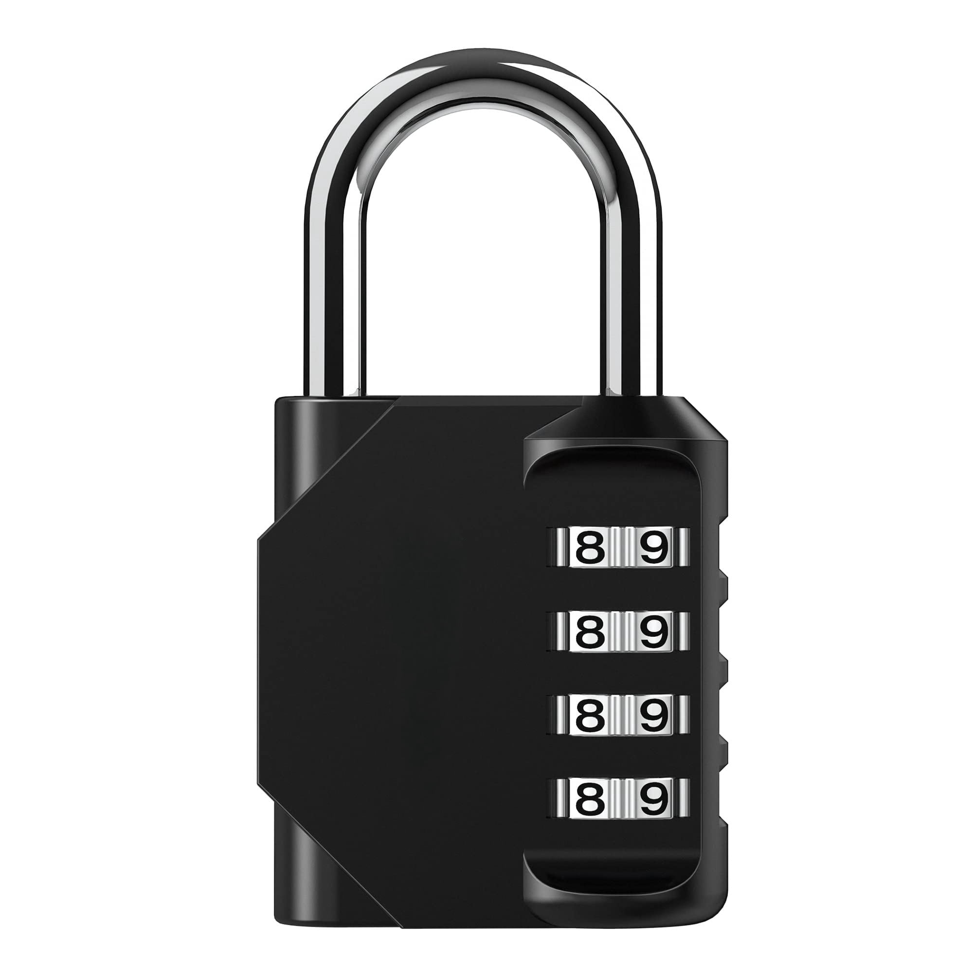 Pink 4 Digit Combination Padlock 1 Pack Heavy-Duty Combo Lock for Gym Locker Resettable Code Lock Weather Resistant Small Security Lock for School Cabinet Toolbox & Travel Luggage