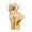 Golden, variant on Ruanlalo Love Gesture Single Hand Statue Ceramic Heart Hand Sculpture Golden Silver Table Ornament for Living Room Bedroom Bookshelf Desktop Decor