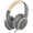 Gray, variant on RORSOU R10 On-Ear Headphones with Microphone, Lightweight Folding Stereo Bass Headphones with 1.5M No-Tangle Cord,