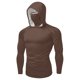 thumbnail image 1 of mfyjkho Tops Para Mujer, Camiseta Unisex De Verano Informal De Color Liso, De Manga Larga, Con Capucha, De Seda Helada, Con Protección Solar Y Mascarilla. Tops Y Blusas Para Mujer S, 1 of 8