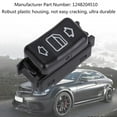 thumbnail image 4 of Botón de interruptor maestro de ventana trasera derecha eléctrica, reemplazo de botón de interruptor de respuesta rápida de Material plástico negro para 1248204510, 4 of 8