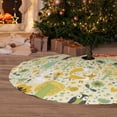 thumbnail image 6 of Sikiie Animal Tree 30-48 inches {designName} Print Christmas Tree Skirt Snowman Xmas Tree Skirt with Edge Christmas Decorations for Holiday Party36", 6 of 7